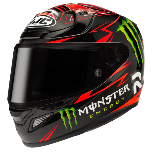 HJC RPHA 12 FABIO QUARTARARO REPLICA MC-1 MOTORCYCLE HELMET