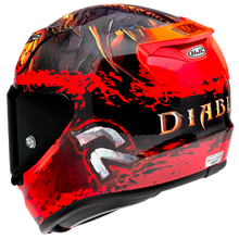 HJC RPHA 12 DIABLO BLIZZARD MC-1 MOTORCYCLE HELMET