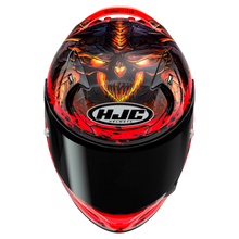 HJC RPHA 12 DIABLO BLIZZARD MC-1 MOTORCYCLE HELMET