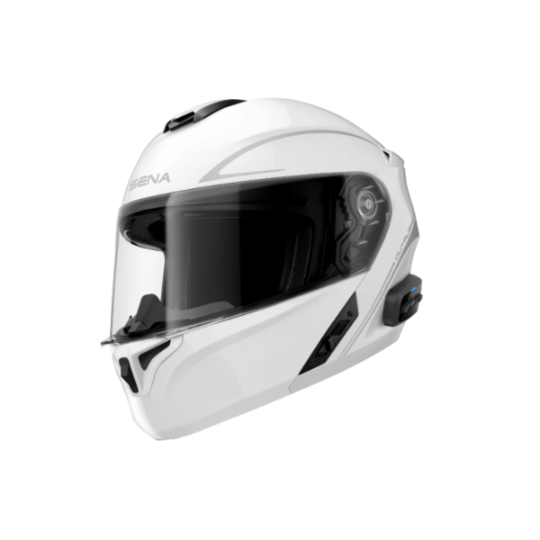 SENA OUTRUSH R SMART BLUETOOTH MODULAR HELMET - GLOSS WHITE