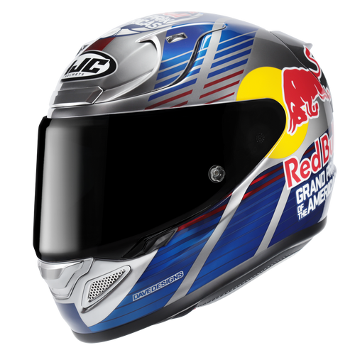 HJC RPHA 12 RED BULL AUSTIN GP2 MC-21 ROAD MOTORCYCLE HELMET