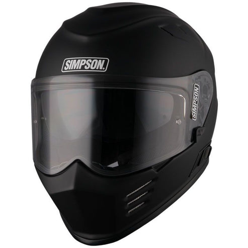 SIMPSON VENOM FULL FACE MOTORCYCLE 22.06 HELMET - MATT BLACK