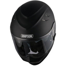 SIMPSON VENOM FULL FACE MOTORCYCLE 22.06 HELMET - MATT BLACK