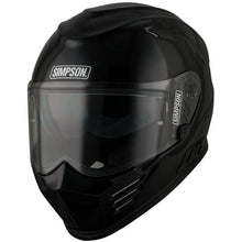 SIMPSON VENOM FULL FACE MOTORCYCLE 22.06 HELMET - BLACK