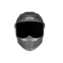 SIMPSON DARKSOME MODULAR MOTORCYCLE 22.06 HELMET - FLAT ALLOY