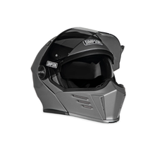 SIMPSON DARKSOME MODULAR MOTORCYCLE 22.06 HELMET - FLAT ALLOY