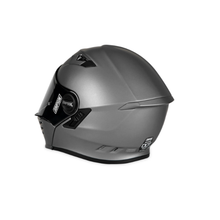 SIMPSON DARKSOME MODULAR MOTORCYCLE 22.06 HELMET - FLAT ALLOY