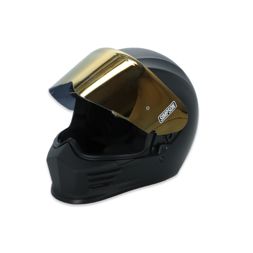 SIMPSON SPEED BANDIT FULL FACE MOTORCYCLE HELMET - MATT BLACK - ECE 22.06 (Size: MEDIUM)