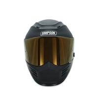 SIMPSON SPEED BANDIT FULL FACE MOTORCYCLE HELMET - MATT BLACK - ECE 22.06 (Size: MEDIUM)