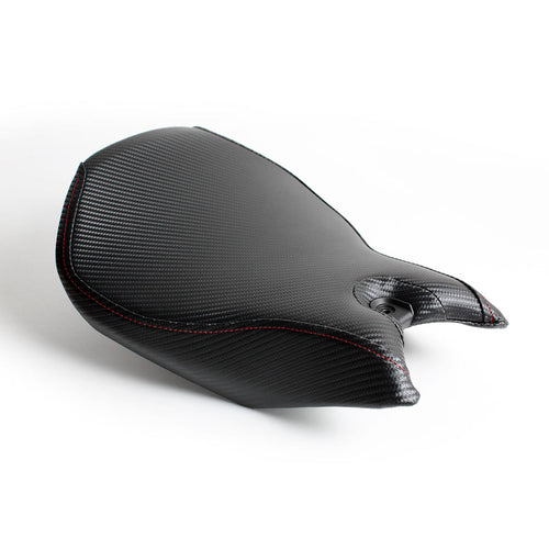 LUIMOTO DUCATI PANIGALE 899 899 959 1299 2013-2018 BASELINE RIDER SSEAT COVER - CF BLACK/RED STITCH