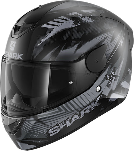 SHARK D SKWAL 2 PENXA MATT BLACK/GREY HELMET (Size: XS)