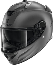 SHARK SPARTAN GT BLANK MATT GREY ANTHRACITE HELMET (Size: MEDIUM)