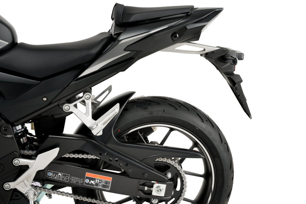 PUIG REAR FENDER TO SUIT HONDA CBR500R / CB500F/X (2022 - ONWARDS) - MATT BLACK