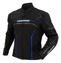 DRIRIDER ORIGIN BLACK/BLUE TEXTILE JACKET