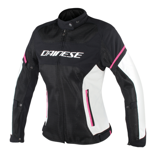 DAINESE AIR FRAME D1 LADY BLACK/VAPOURS GREY/FUXIA WOMENS TEXTILE JACKET