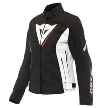 DAINESE VELOCE LADY D-DRY BLACK/WHITE/LAVA RED WOMENS TEXTILE JACKET