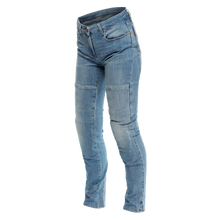 DAINESE DENIM STONE LIGHT BLUE SLIM WOMENS PANTS