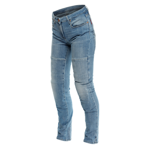 DAINESE DENIM STONE LIGHT BLUE SLIM WOMENS PANTS