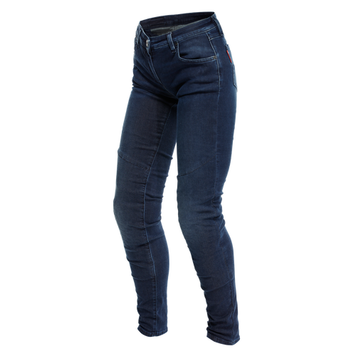 DAINESE DENIM BRUSHED SKINNY LADY BLUE TEXTILE PANTS