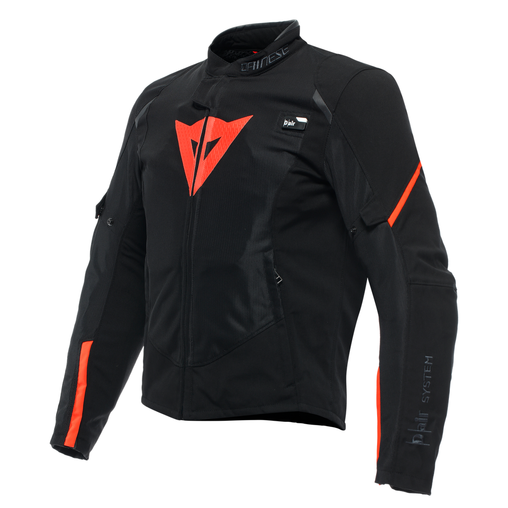 DAINESE SMART LS SPORT BLACK/FLURO RED JACKET