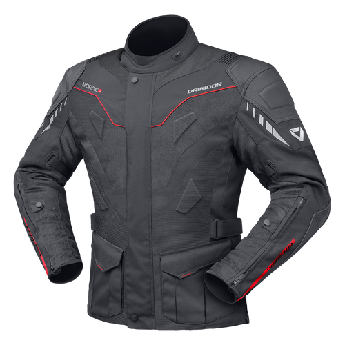 DRIRIDER NORDIC V AIRFLOW BLACK/BLACK TEXTILE JACKET