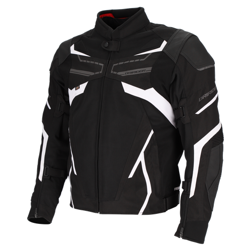 DRIRIDER CLIMATE EXO 4 BLACK/WHITE TEXTILE JACKET