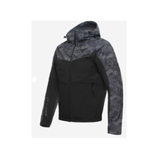 DAINESE IGNITE TEX BLACK/CAMO GREY TEXTILE HOODIE JACKET