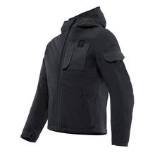DAINESE CORSO ABSOLUTESHELL PRO BLACK WATERPROOF TEXTILE HOODIE JACKET