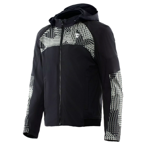 DAINESE IGNITE 2 TEX BLACK/MOSS GRAY TEXTILE HOODIE JACKET