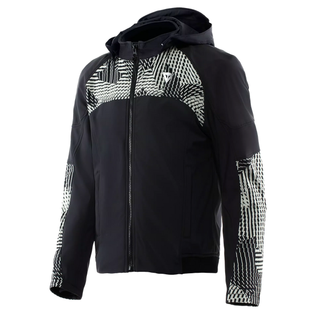 DAINESE IGNITE 2 TEX BLACK/MOSS GRAY TEXTILE HOODIE JACKET