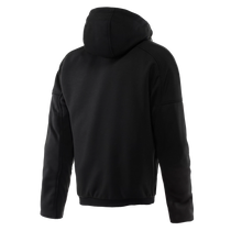 DAINESE BOVISA FULL ZIP BLACK/WHITE TEXTILE HOODIE JACKET