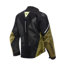 DAINESE SUPER SPRINT D-DRY BLACK/GREEN/FLURO YELLOW TEXTILE JACKET