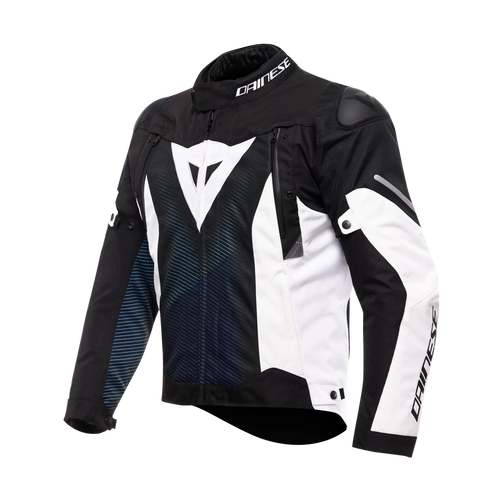DAINESE SUPER SPRINT D-DRY BLACK/BLUE/WHITE TEXTILE JACKET