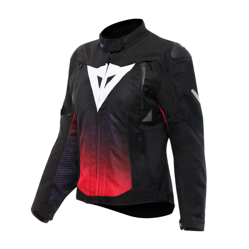 DAINESE SUPER SPRINT D-DRY BLACK/FUCHSIA/WHITE WOMENS TEXTILE JACKET