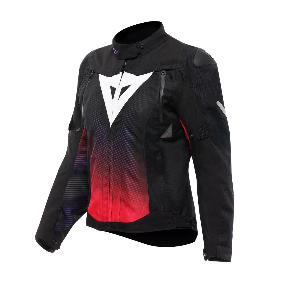DAINESE SUPER SPRINT D-DRY BLACK/FUCHSIA/WHITE WOMENS TEXTILE JACKET
