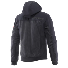 DAINESE VINTEDGE AIR TEX BLACK/BLUE/RED TEXTILE HOODIE JACKET