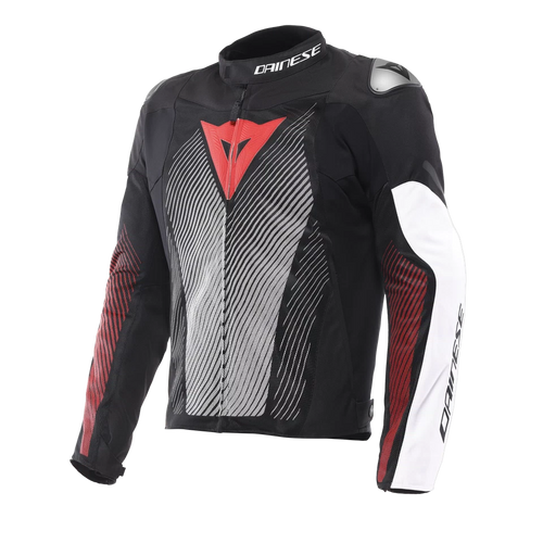 DAINESE VENTAR AIR TEX BLACK/WHITE/RED TEXTILE JACKET