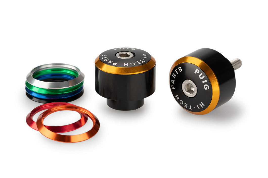 PUIG BALANCE BAR ENDS TO SUIT VARIOUS HONDA MODELS (BLACK)