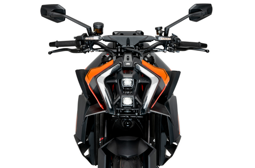PUIG FRONT SPOILER TO SUIT KTM 1390 SUPER DUKE R/EVO (2024 - ONWARDS) - MATT BLACK