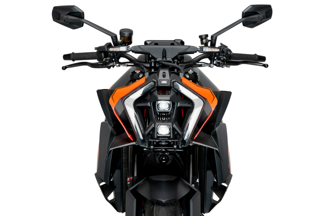 PUIG FRONT SPOILER TO SUIT KTM 1390 SUPER DUKE R/EVO (2024 - ONWARDS) - MATT BLACK