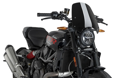 PUIG NEW GENERATION SPORT SCREEN TO SUIT INDIAN FTR1200 (2019 - ONWARDS) - BLACK