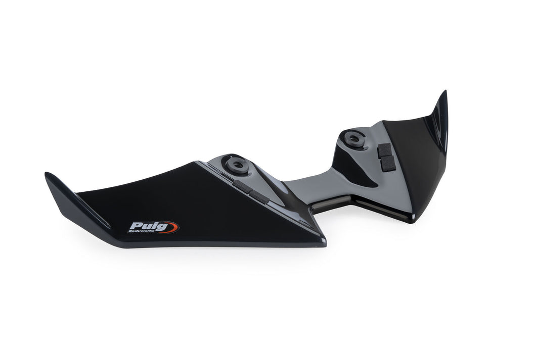 PUIG DOWNFORCE FRONTAL SPOILERS TO SUIT KAWASAKI Z900/SE (2025 - ONWARDS) - BLACK