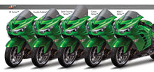 ZERO GRAVITY RACING KAWASAKI ZX 14R 2006-2025 WINDSCREEN