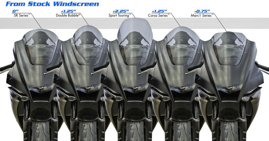 ZERO GRAVITY RACING YAMAHA YZF R1/R1M 2020-2025 WINDSCREEN