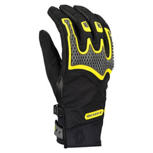 SCOTT DUALRAID BLACK/CYBER YELLOW ADVENTURE GLOVES
