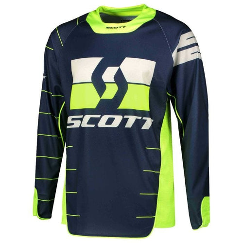 SCOTT ENDURO MOTOCROSS JERSEY- BLUE/YELLOW