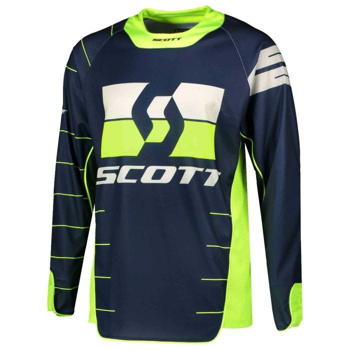 SCOTT ENDURO MOTOCROSS JERSEY- BLUE/YELLOW
