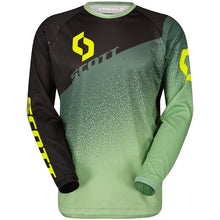 SCOTT 350 DIRT EVO BLACK/GREEN MOTOCROSS JERSEY