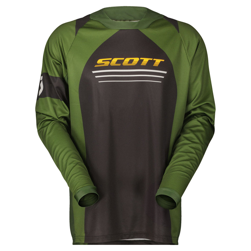 SCOTT X-PLORE BLACK/GREEN MOTOCROSS JERSEY