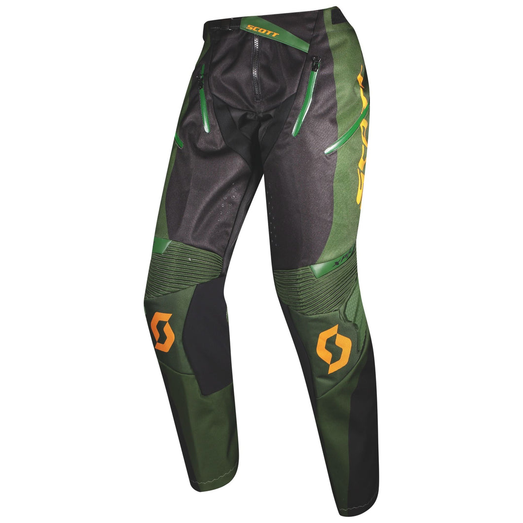 SCOTT X-PLORE BLACK/GREEN MOTOCROSS PANTS (Size: 32)